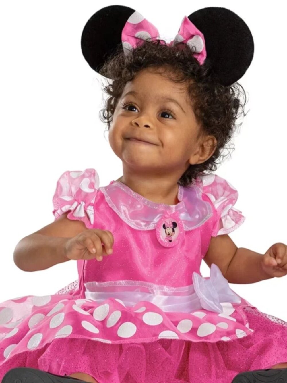 NWT Disney Minnie Mouse Infant Pink Costume Dress Headband 12-18 Months